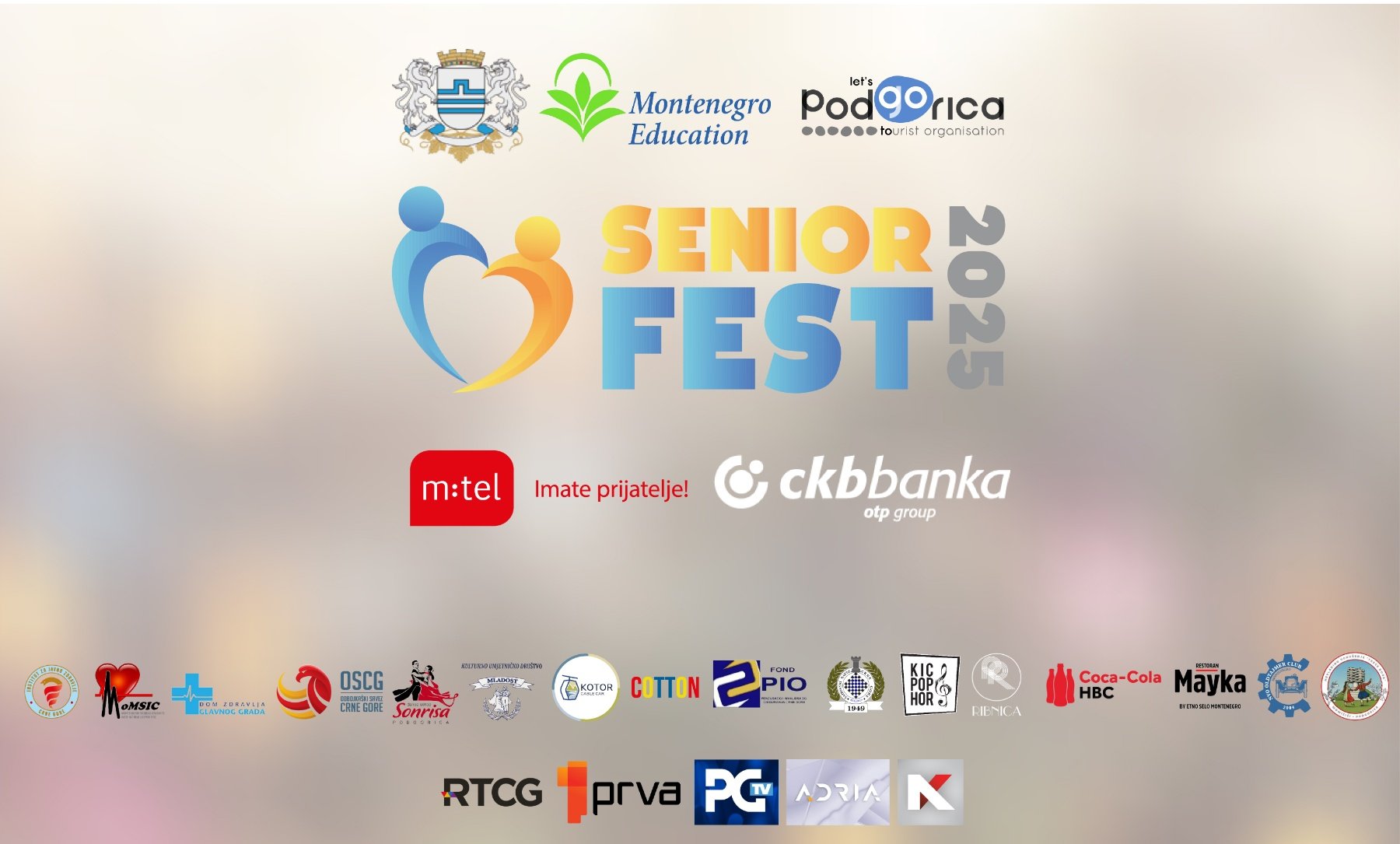 Otvaranje SENIOR FEST-a u 11 sati u Njegoševom parku