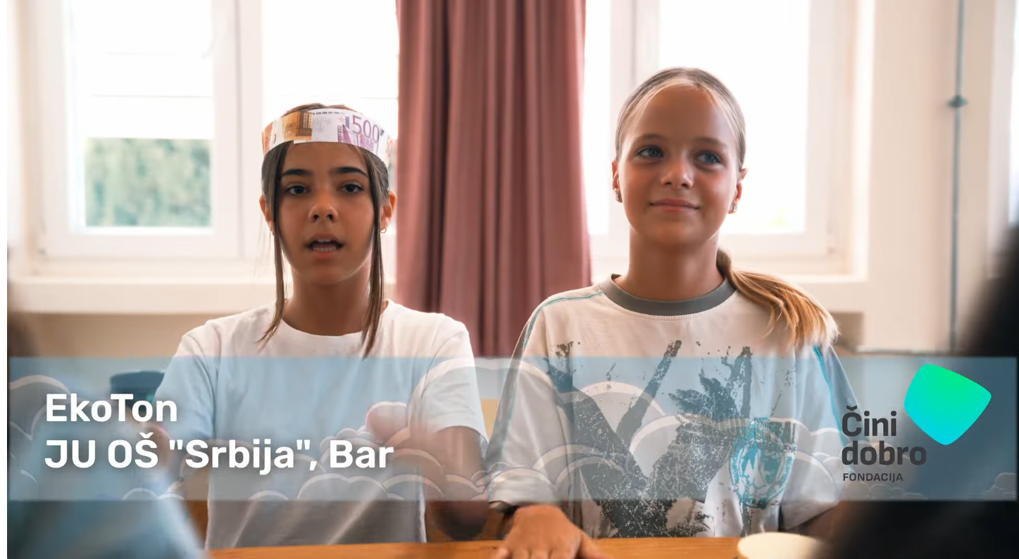 Fondacija Čini dobro sa učenicima OŠ Srbija snimila pjesmu