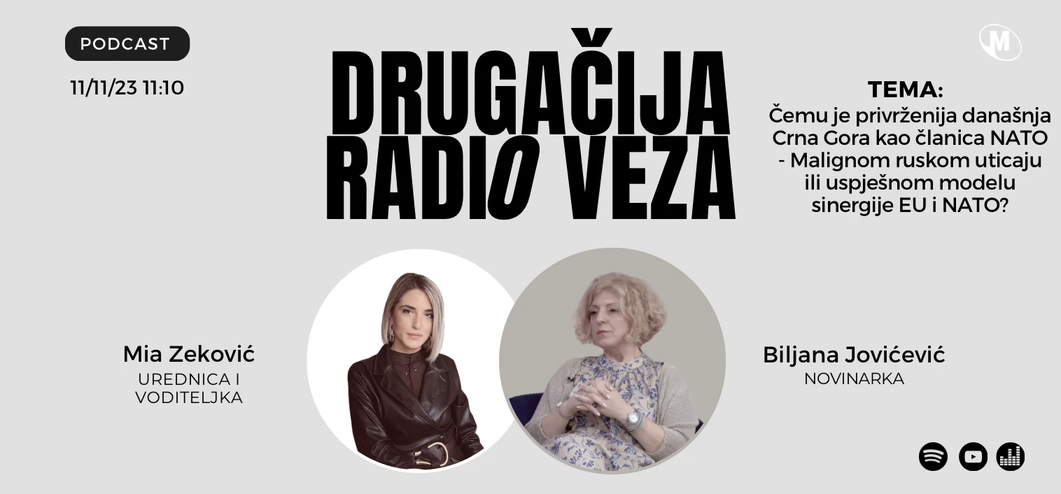 Gošća DRV Biljana Jovićević: Čemu je privrženija CG kao članica NATO - malignom ruskom uticaju ili uspješnom modelu sinergije EU i NATO