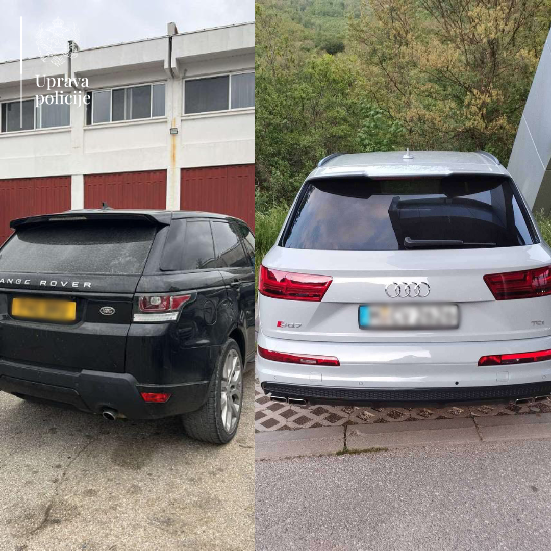 Na graničnim prelazima oduzeta dva vozila koja se potražuju na međunarodnom nivou