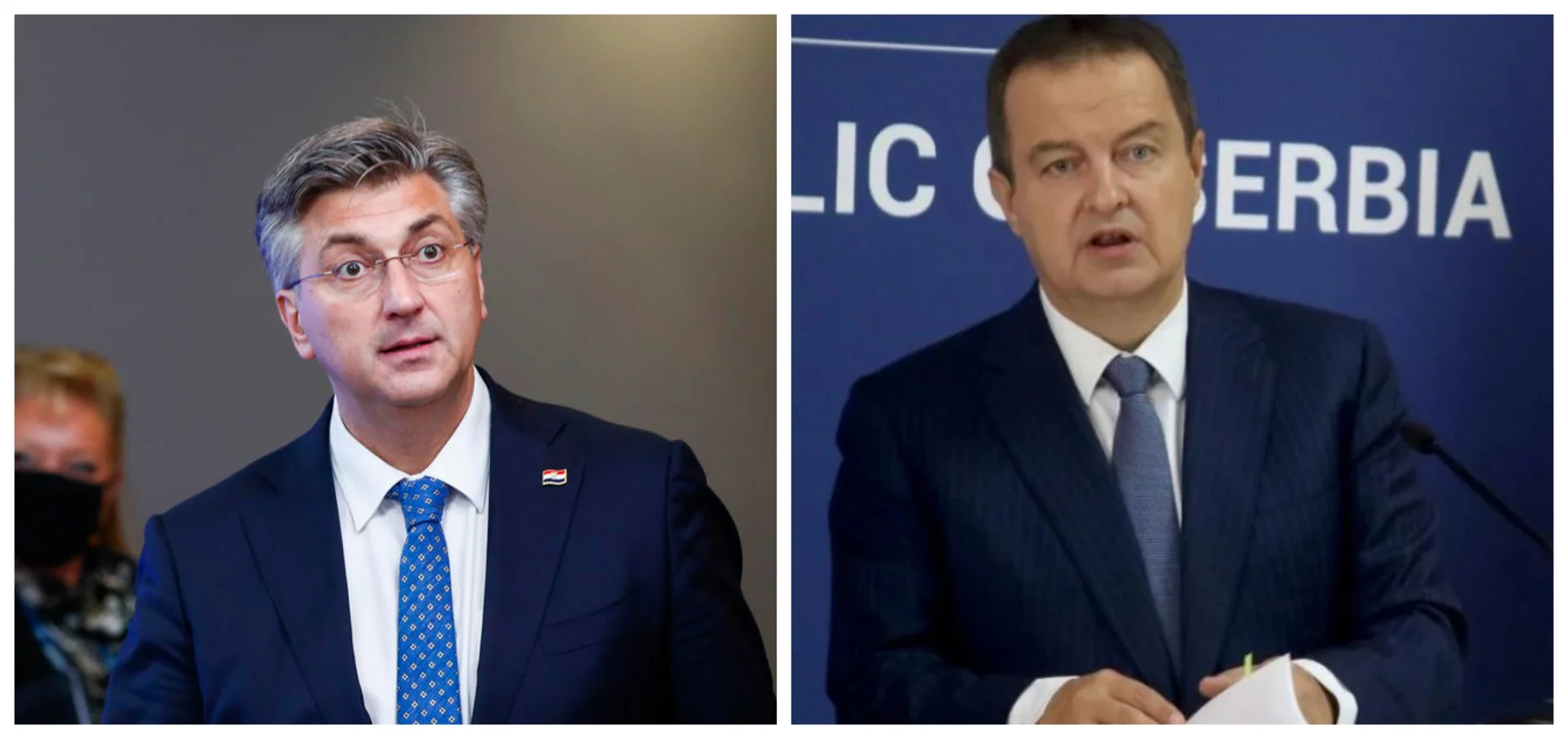 Plenković i Dačić na Božićnom prijemu: Unaprijediti odnose Srbije i Hrvatske