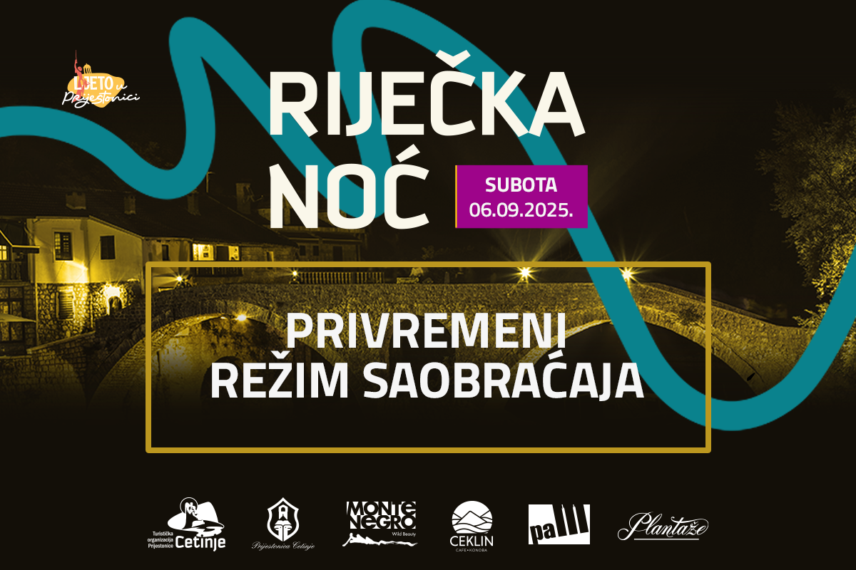 Manifestacija Riječka noć na šetalištu Rijeke Crnojevića