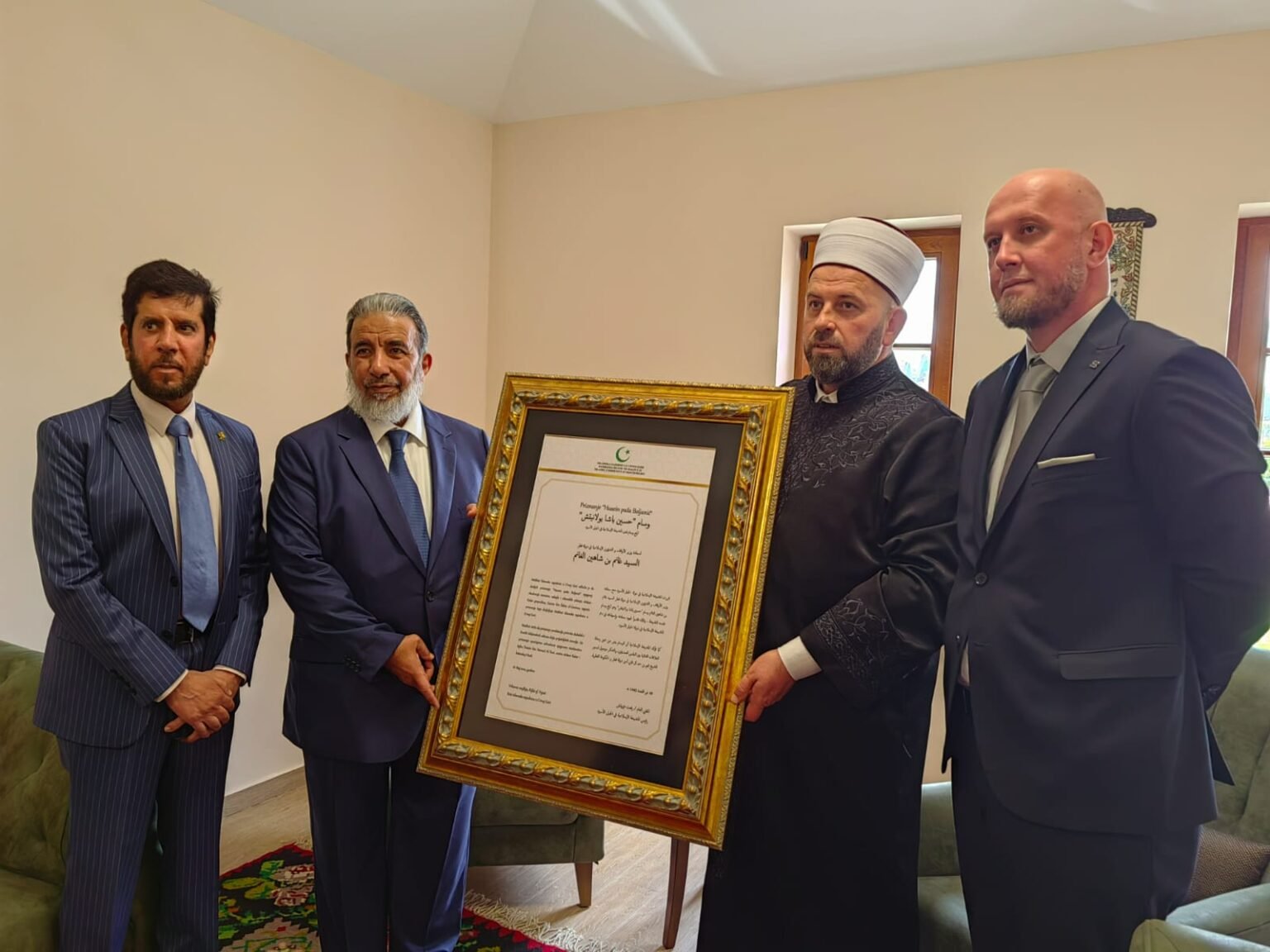 Katarski ministar Ganim bin Šahin el – Ganim dobitnik priznanja “Husein paša Boljanić”