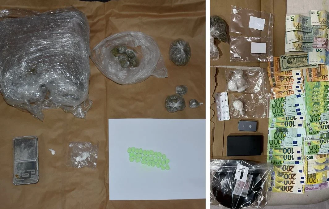 Uhapšene dvije osobe u Budvi, pronađena marihuana, kokain, ekstazi, novac