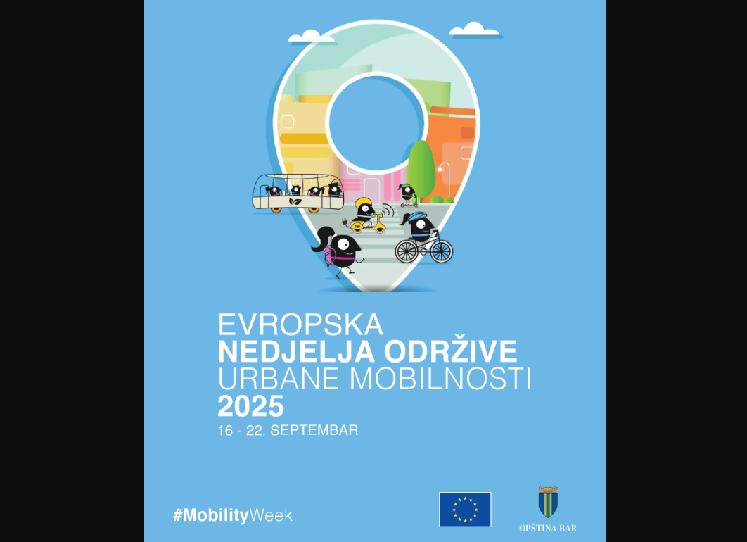 Opština obilježava Evropsku nedjelju održive urbane mobilnosti: Mijenjamo navike za bolji i bezbjedniji Bar