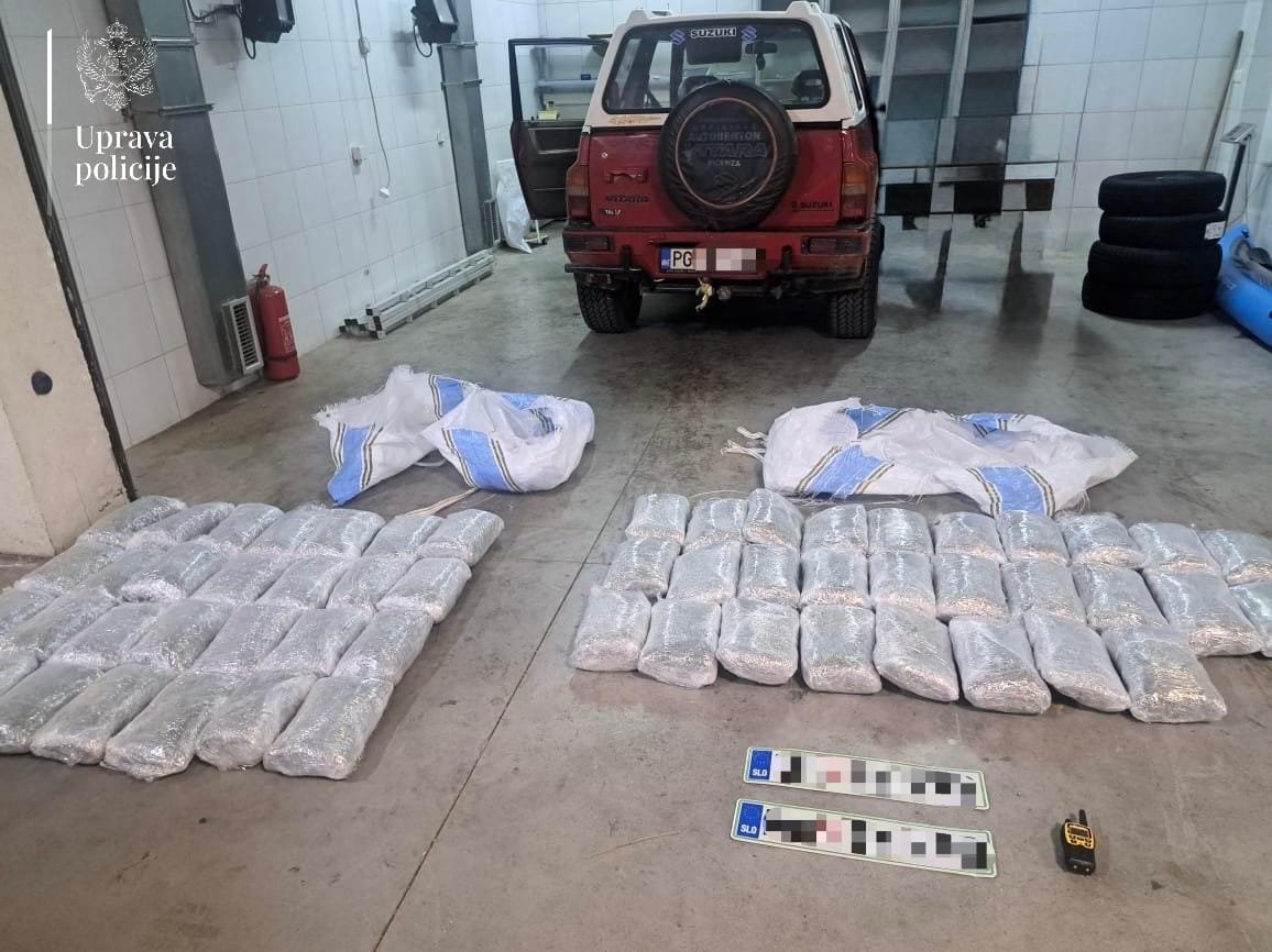 UP: Uhapšen bivši policijski službenik blizak jednoj OKG, u kolima pronađeno oko 60 kg marihuane