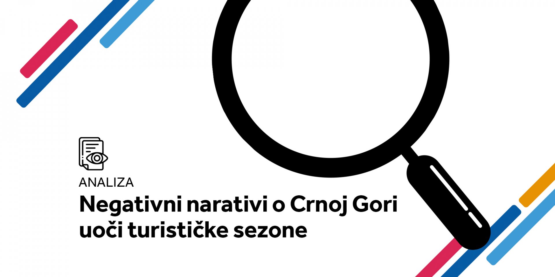 Analiza DFC: Negativni narativi o Crnoj Gori uoči turističke sezone