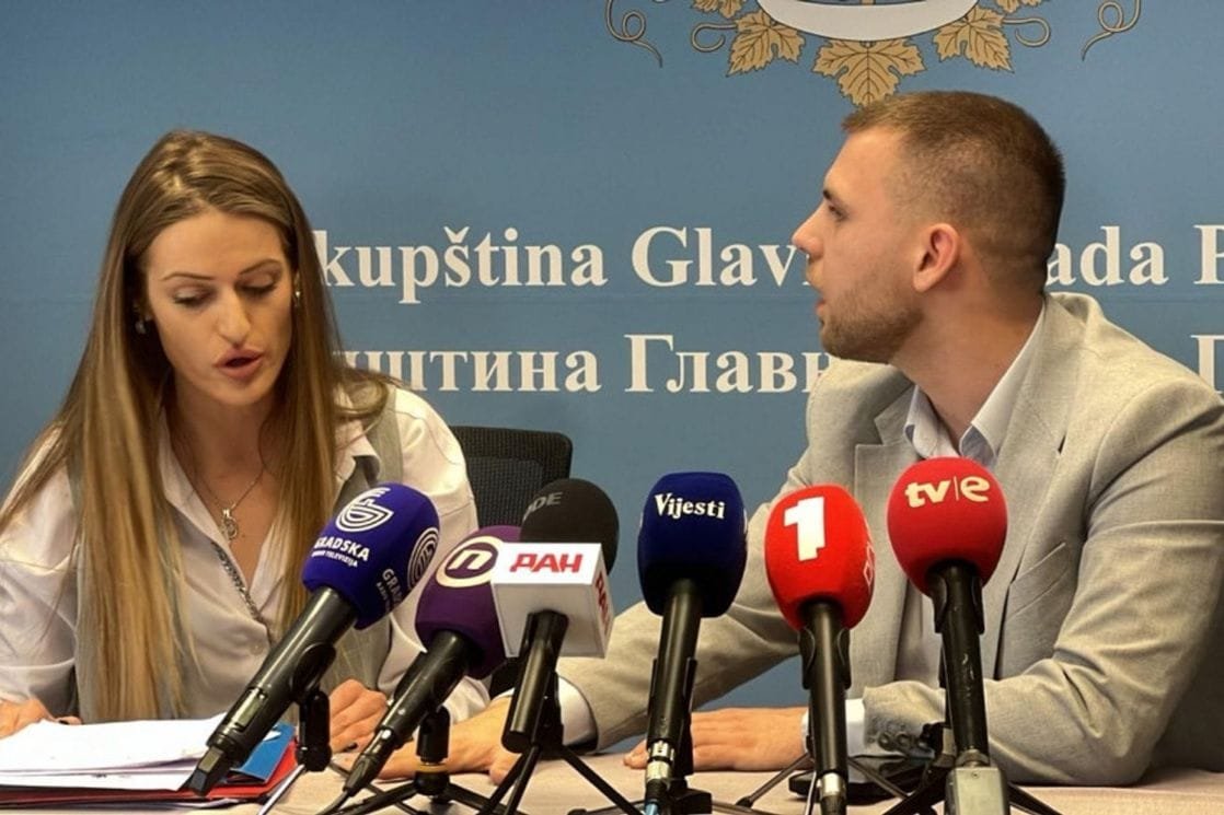 Tenzije na konferenciji u podgoričkoj Skupštini: Mašković zvao obezbjeđenje i policiju, Turković kazala kako je došla da sabotira konferenciju