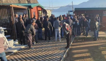 Ribolovci protestovali na Vranjini: Tvrde da vodostaj nije nizak za lov