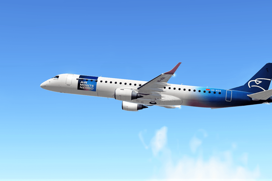 Treći E195 avion u floti Air Montenegra