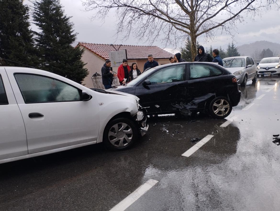 Saobraćajna nezgoda na putu Podgorica - Danilovgrad