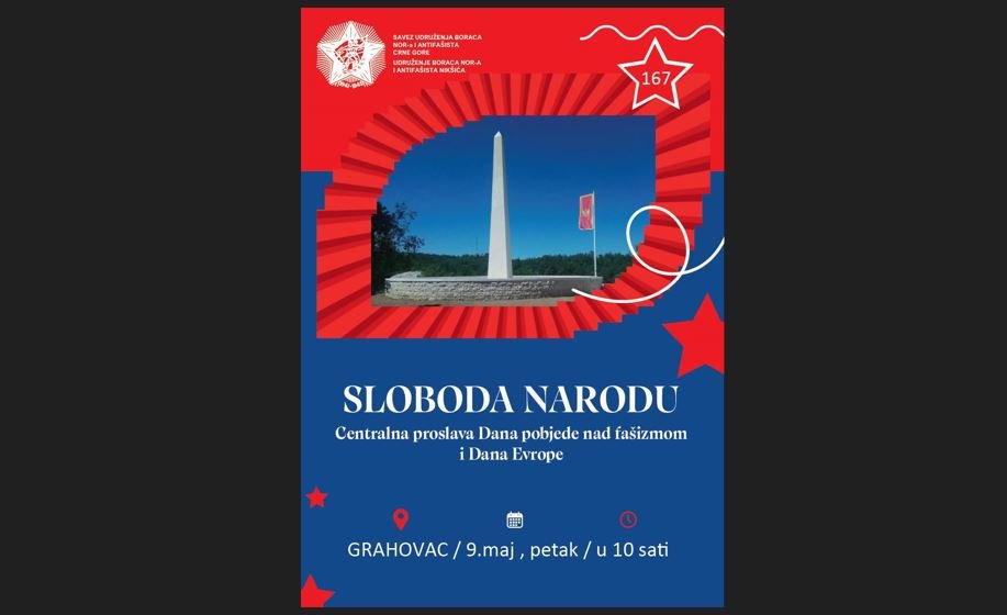 Centralna proslava povodom Dana pobjede nad fašizmom na Grahovcu