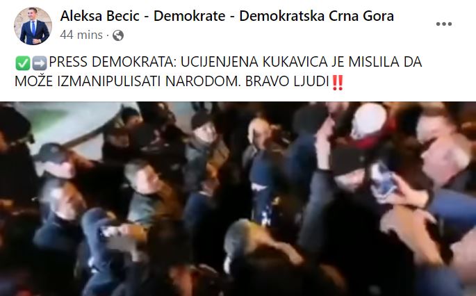 Bravo ljudi: Skandalozna reakcija Bečića i Demokrata nakon napada na Abazovića