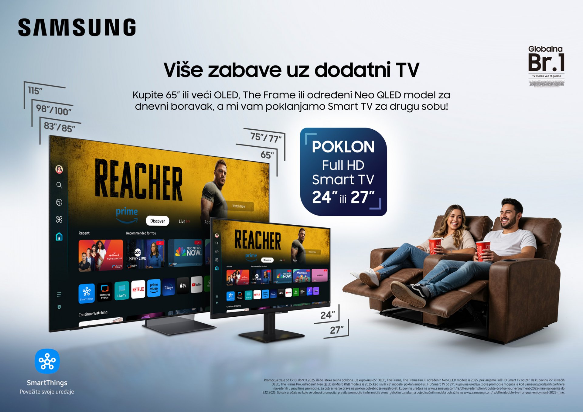 Samsung predstavlja „Dual Screen“ promociju: Udvostručite zabavu kupovinom Samsung TV-a