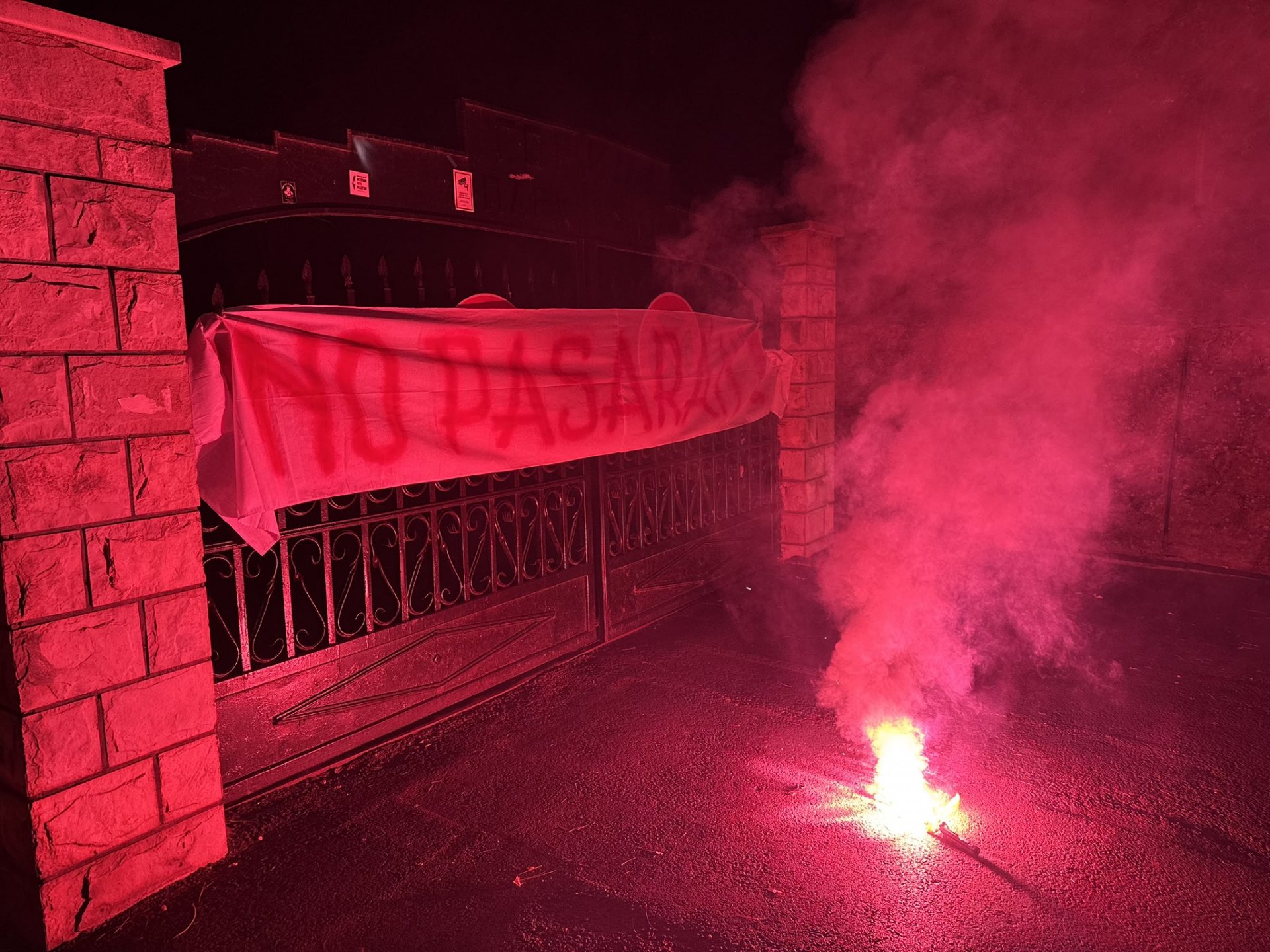 Na ulazu u park-šumu Gorica: No pasaran