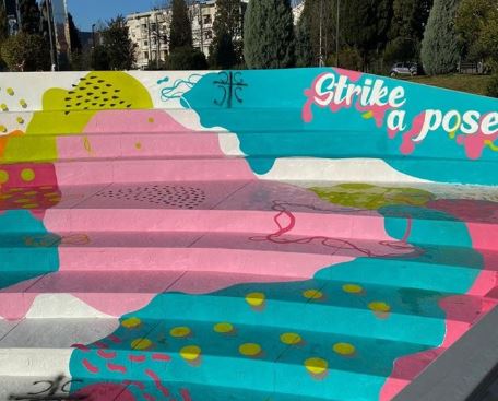 Uništen novi mural na Moskovskom mostu