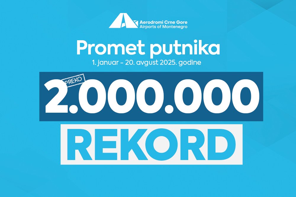 Iz Aerodroma kažu da obaraju rekorde