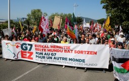 Demonstracije protiv samita G7