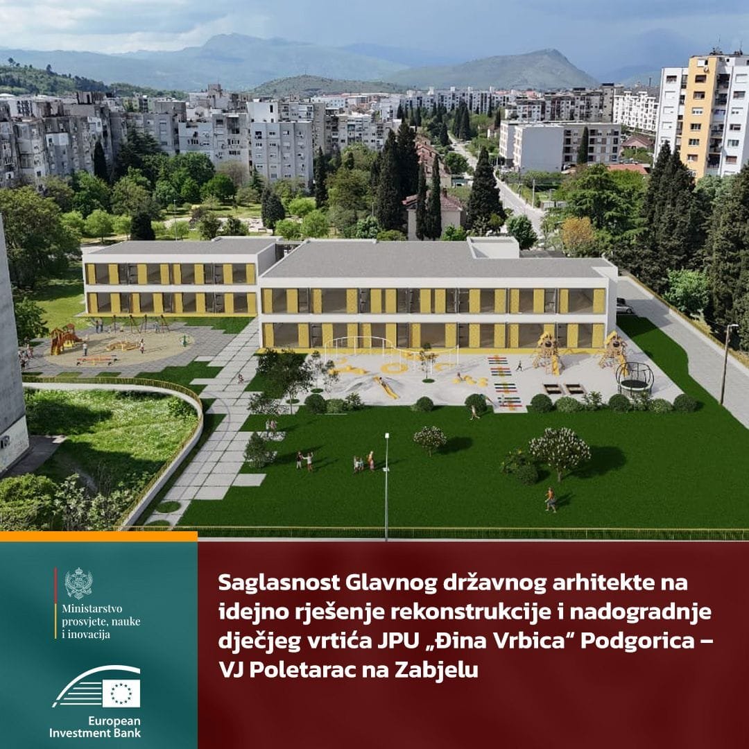 Rekonstrukcija vrtića Poletarac na Zabjelu
