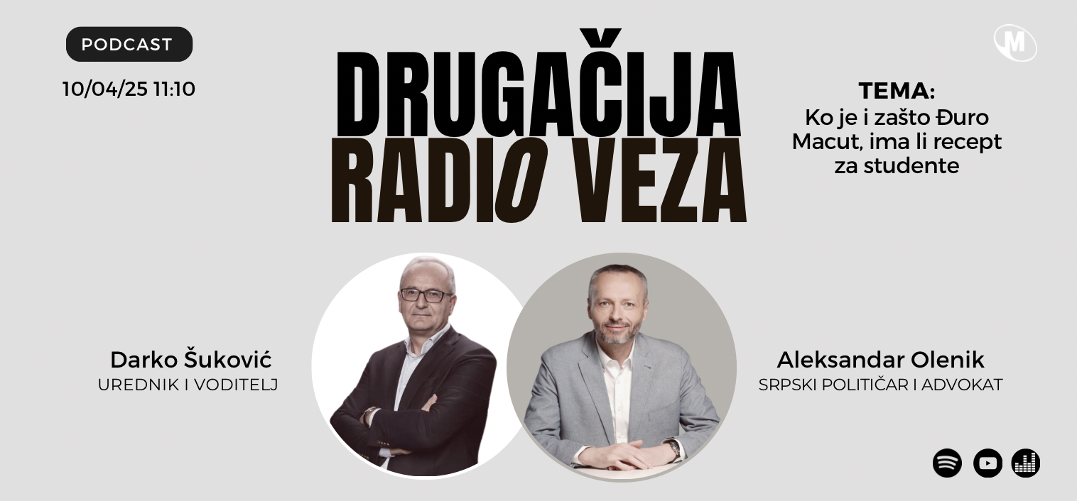 Aleksandar Olenik u DRV: Ko je i zašto Đuro Macut, ima li recept za studente
