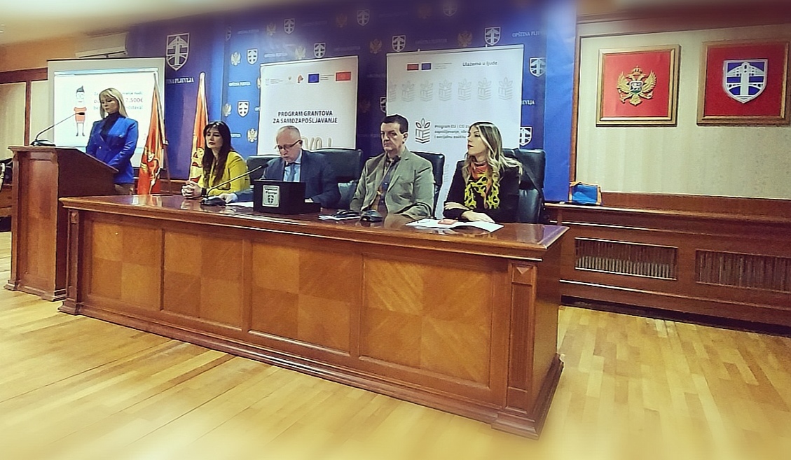 ZZZCG promovisao Program grantova za samozapošljavanje u Pljevljima