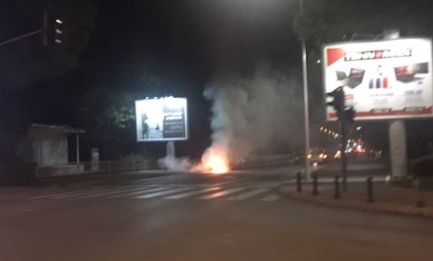 Podgorica: Izgorjelo vozilo u Ulici bratstva i jedinstva