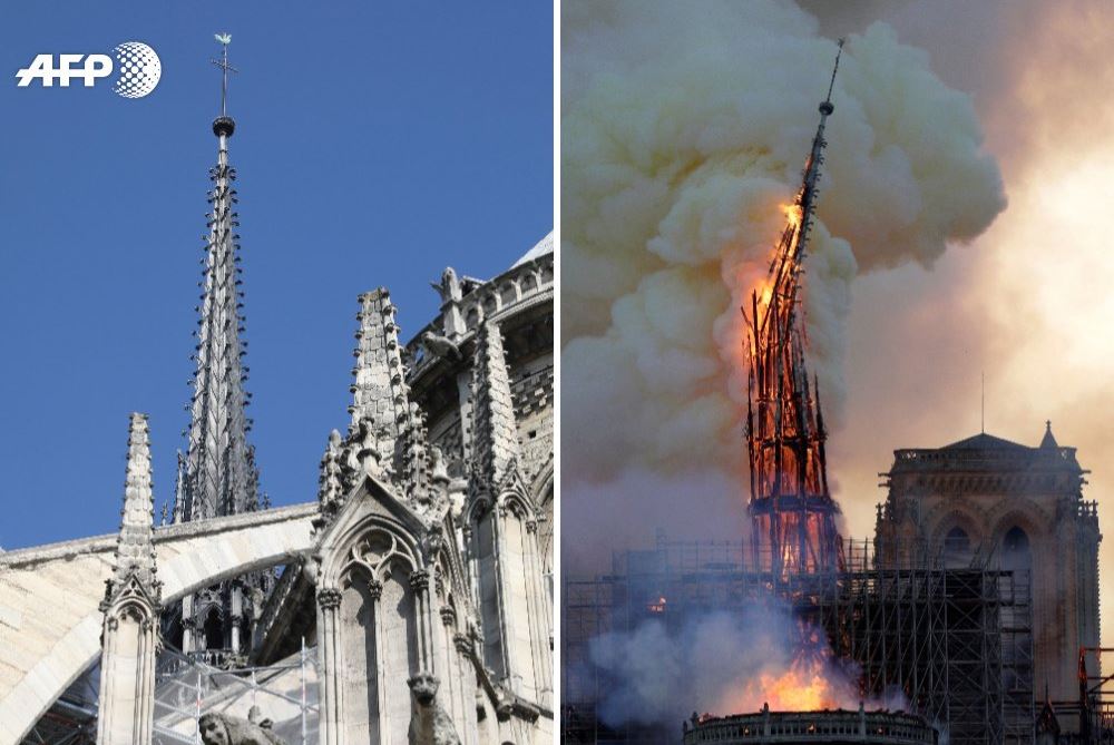 Katedrala Notre Dame spašena od totalnog uništenja, požar još nije u potpunosti ugašen