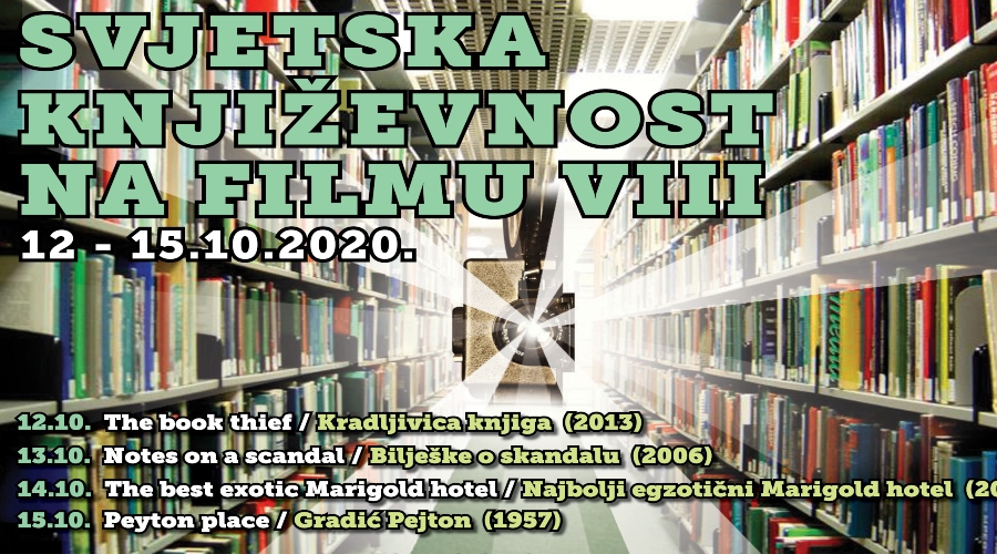 Revija “Svjetska književnost na filmu” VIII u KIC-u