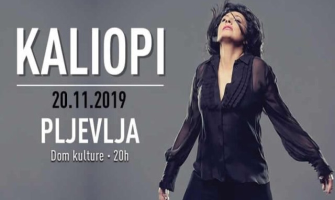 Humanitarni koncert Kaliopi u Pljevljima