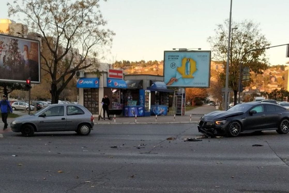 Podgorica: U udesu učestvovalo više vozila