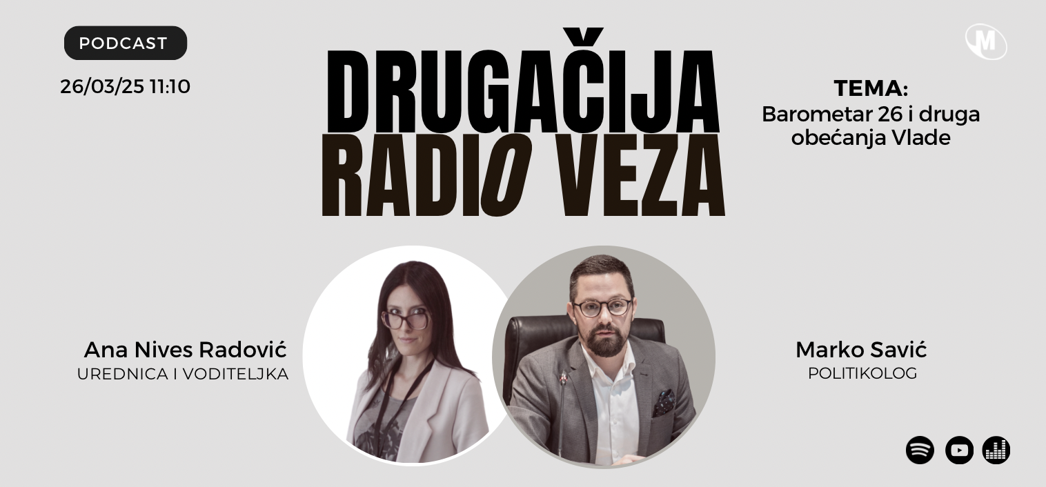 Gost DRV Marko Savić: Barometar 26 i druga obećanja Vlade