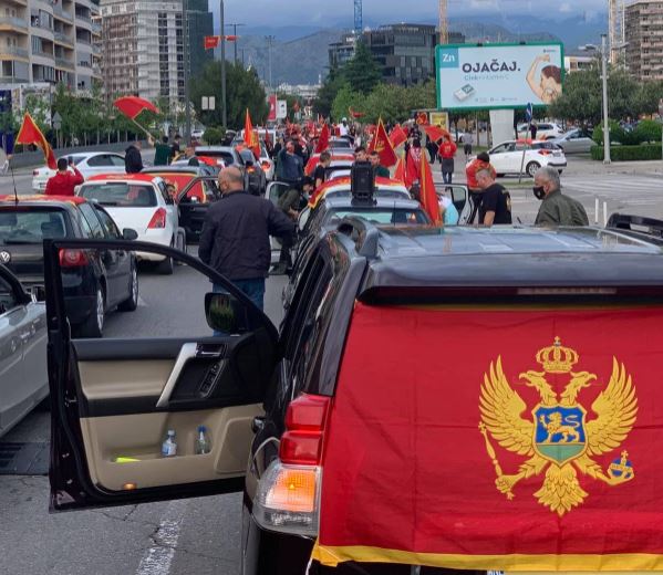 Patriotske auto-kolone održane u više crnogorskih gradova