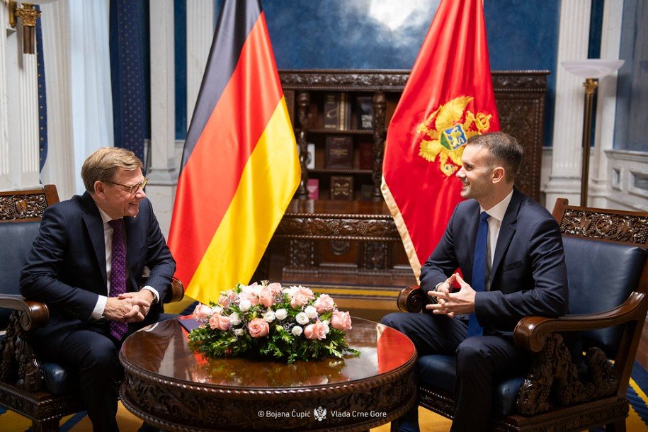 Spajić sa Vadefulom: Podrška Njemačke neupitna, želimo da Crna Gora bude uspješna evropska priča