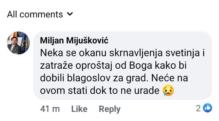 Otvoreno pismo Kluba odbornika Evropski tim za Nikšić predsjedniku Opštine Marku Kovačeviću: Zahtjev za hitnu smjenu Miljana Mijuškovića