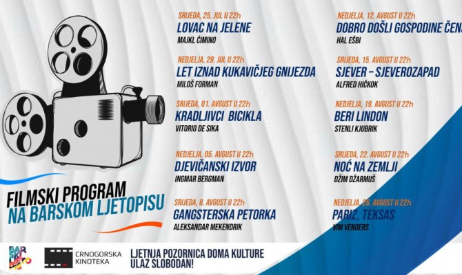 Filmski program na ''Barskom ljetopisu''