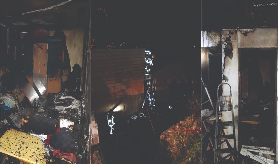 Izgorjela  kuća u Škaljarima