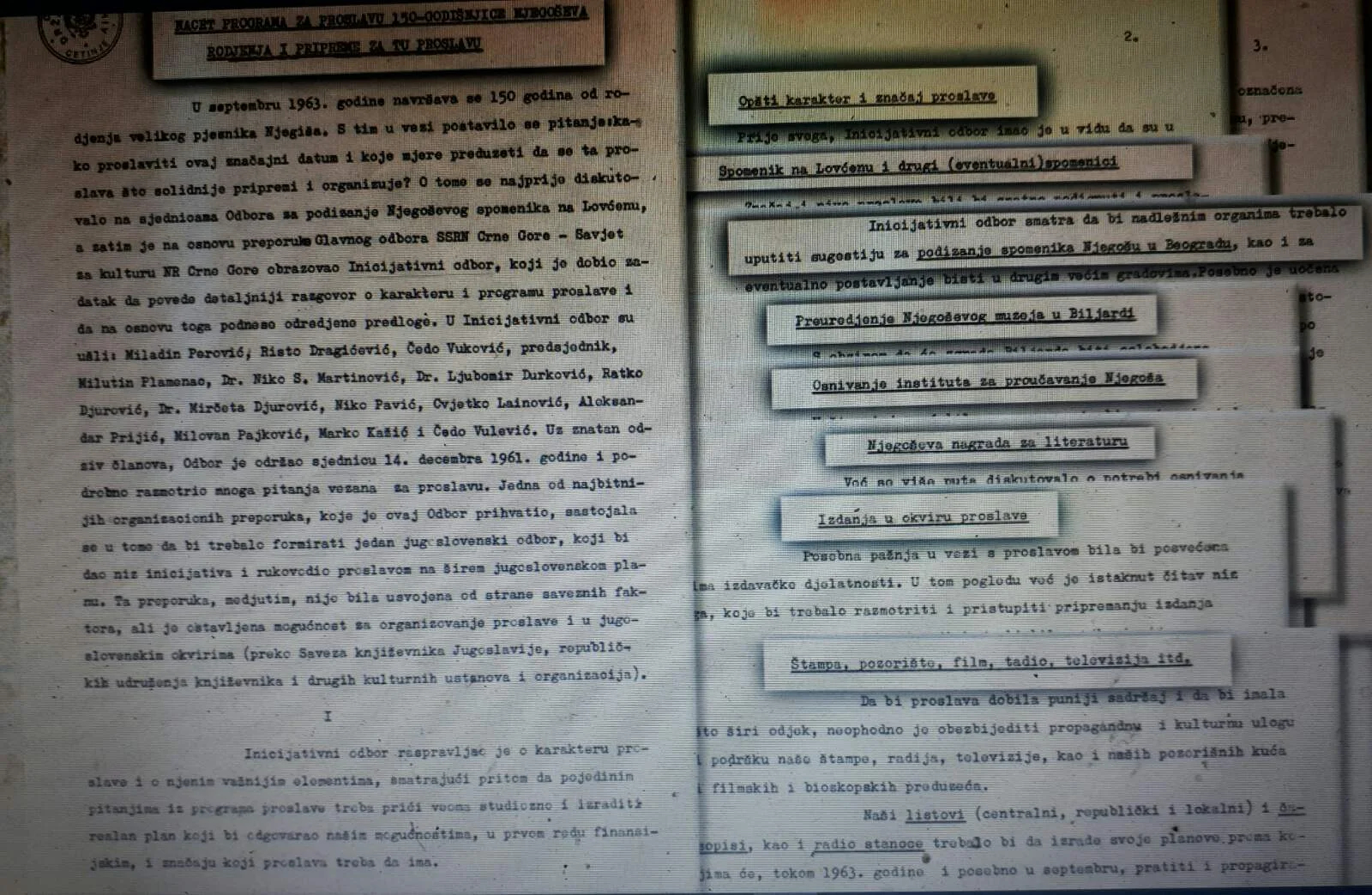 Kako su crnogorski komunisti proslavili 150. godišnjicu rođenja Petra II Petrovića Njegoša