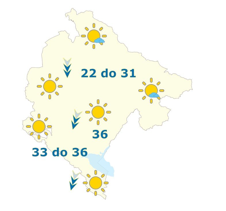 Danas do 36 stepeni
