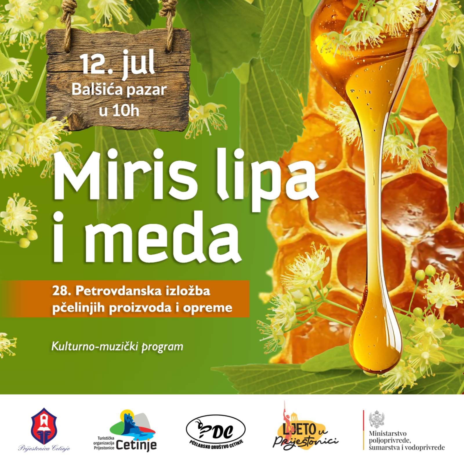 Tradicionalna manifestacija Miris lipa i meda 12. jula na Balšiča pazaru
