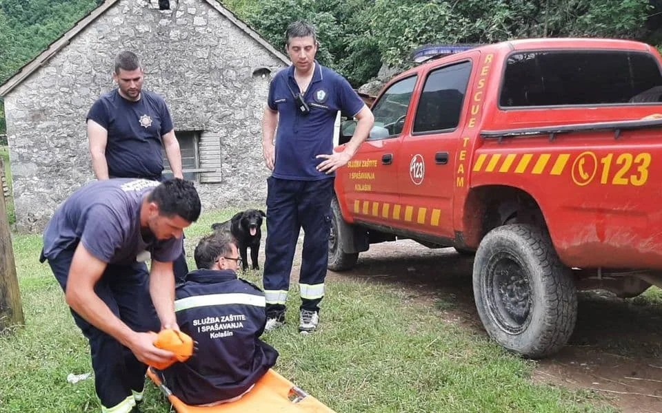 Spašen švajcarski planinar iz kanjona Mrtvice