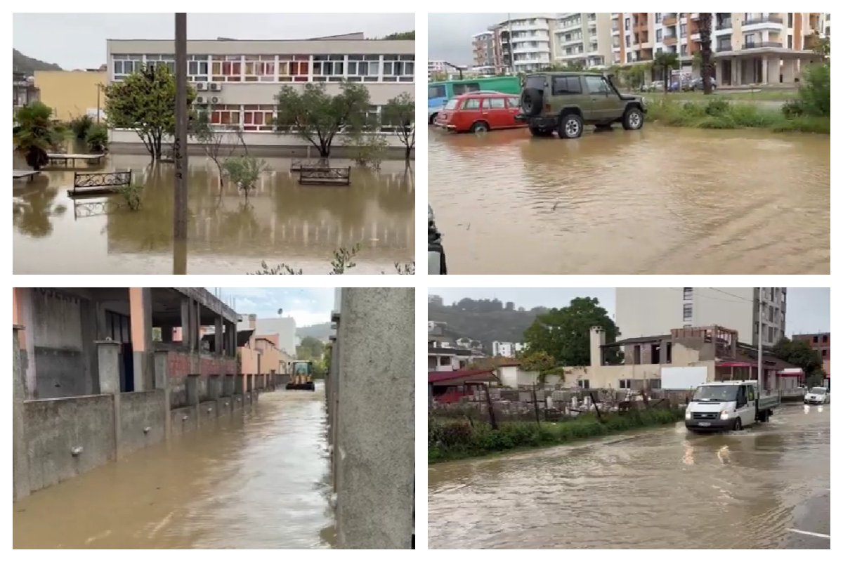 Pogledajte kadrove iz Ulcinja: Ulice i dvorišta pod vodom