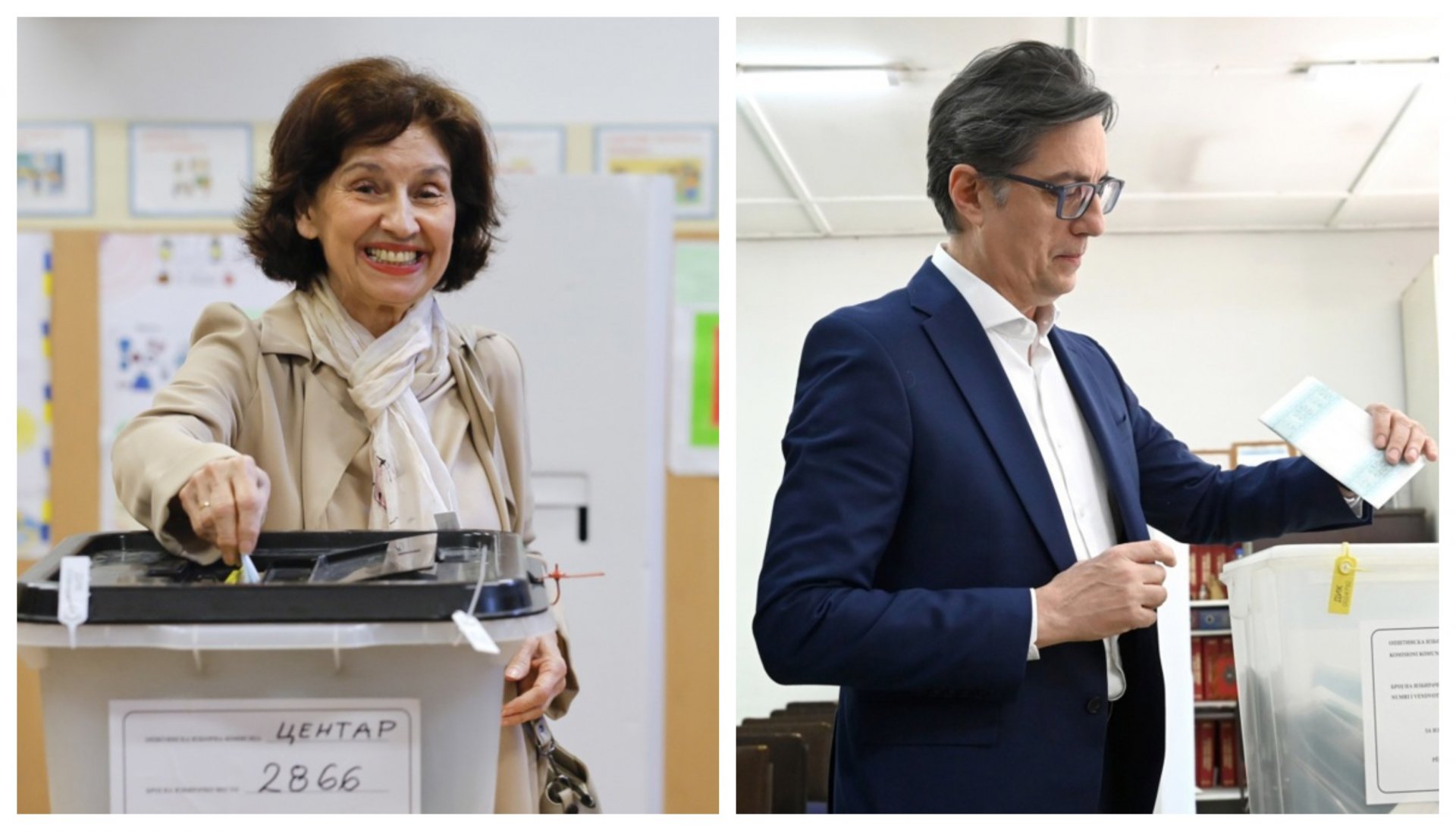 Zvanični rezultati izbora u Makedoniji: Siljanovska Davkova i Pendarovski u drugom krugu