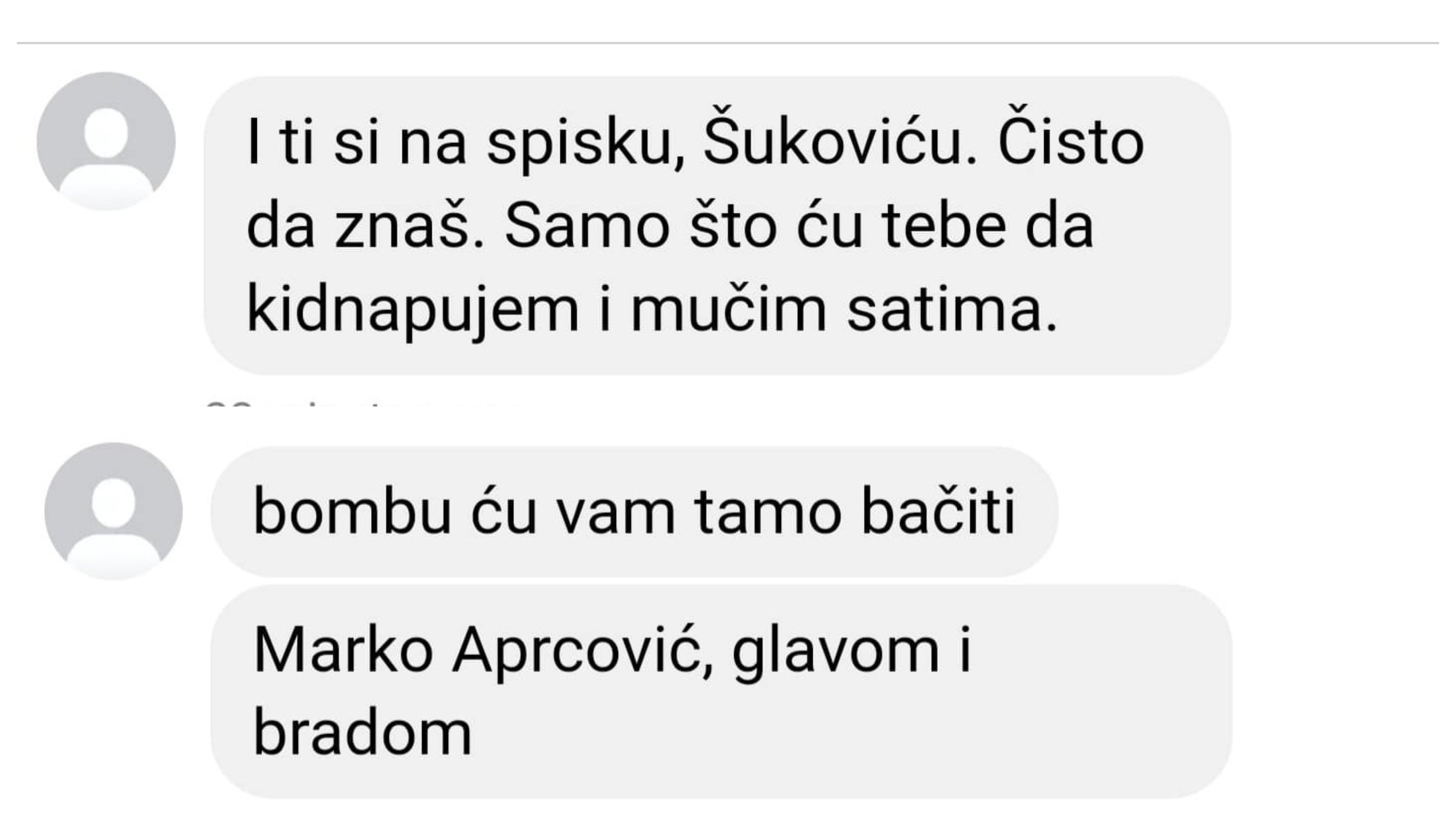 Svi smo mi Dragan, Darko i Tamara, svi smo mi kandidati za metak u glavu