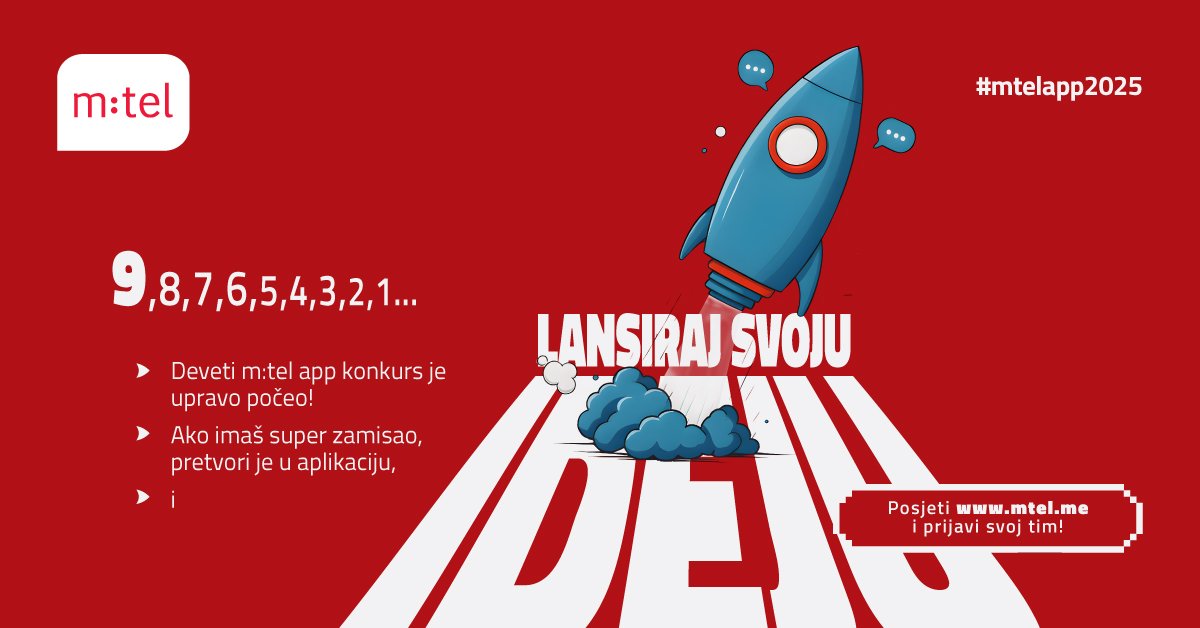Lansiraj svoju ideju i napravi razliku u digitalnom svijetu!