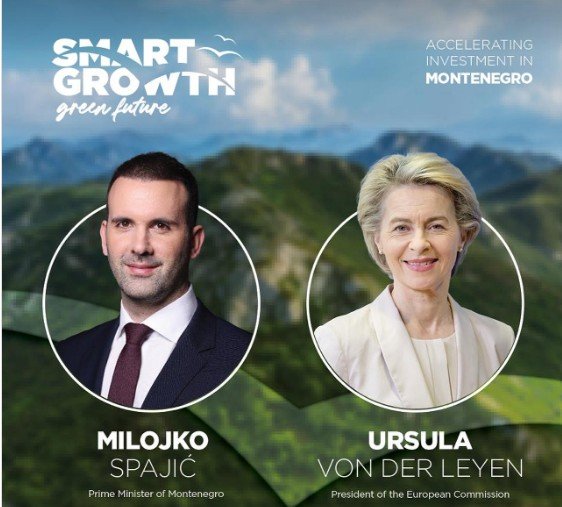 Predsjednica Evropske komisije Ursula Fon der Lajen sa Spajićem otvara Investicionu konferenciju na Luštici