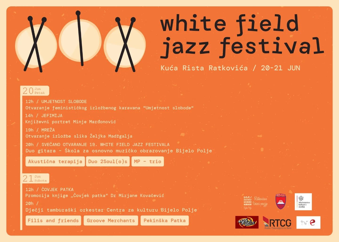 White Field Jazz Festival 20. i 21. juna u Bijelom Polju