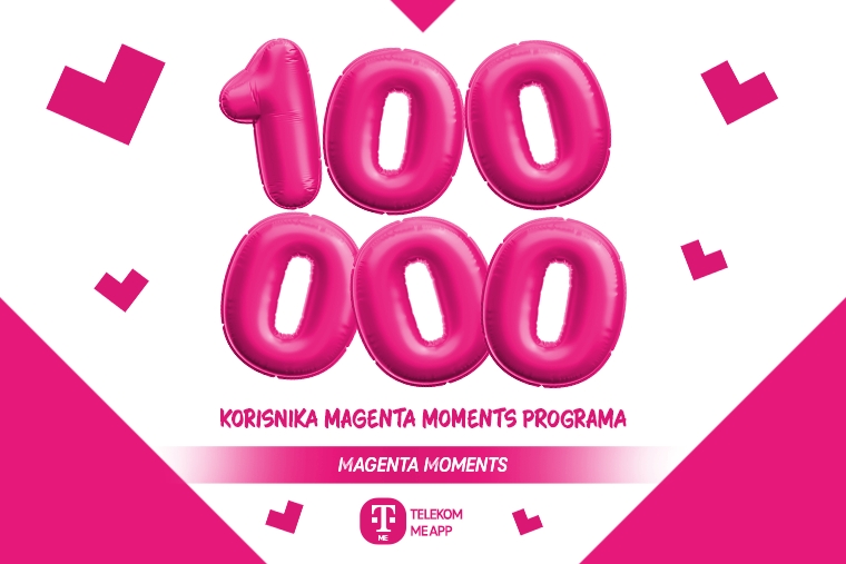 Crnogorski Telekom: 100.000 aktivnih korisnika Magenta Moments programa!
