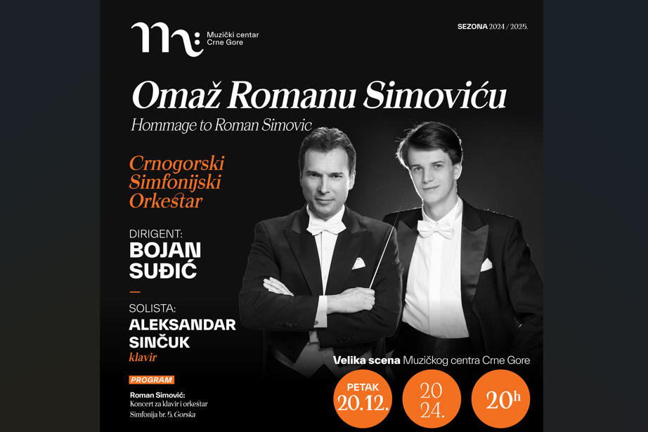 Omaž Romanu Simoviću u Muzičkom centru