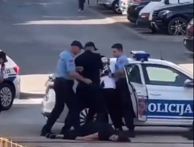Osumnjičenom za napad na policajca na Zabjelu određeno zadržavanje