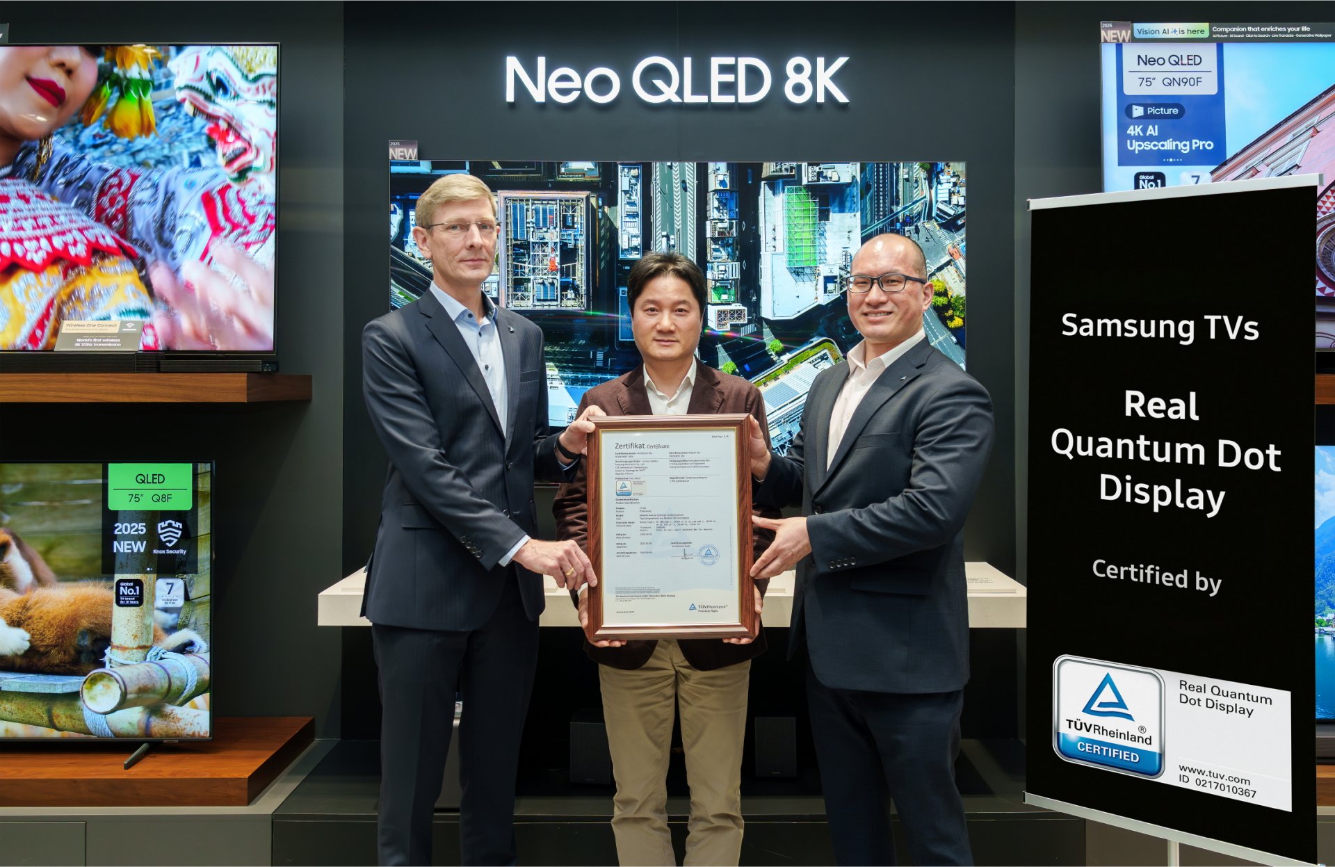 Samsung QLED TV uređaji osvojili sertifikat za „Pravi ekran kvantne tačke“ organizacije TÜV Rheinland